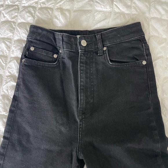 Lovers & Friends black ultra high rise slim boot denim - Picture 7 of 14